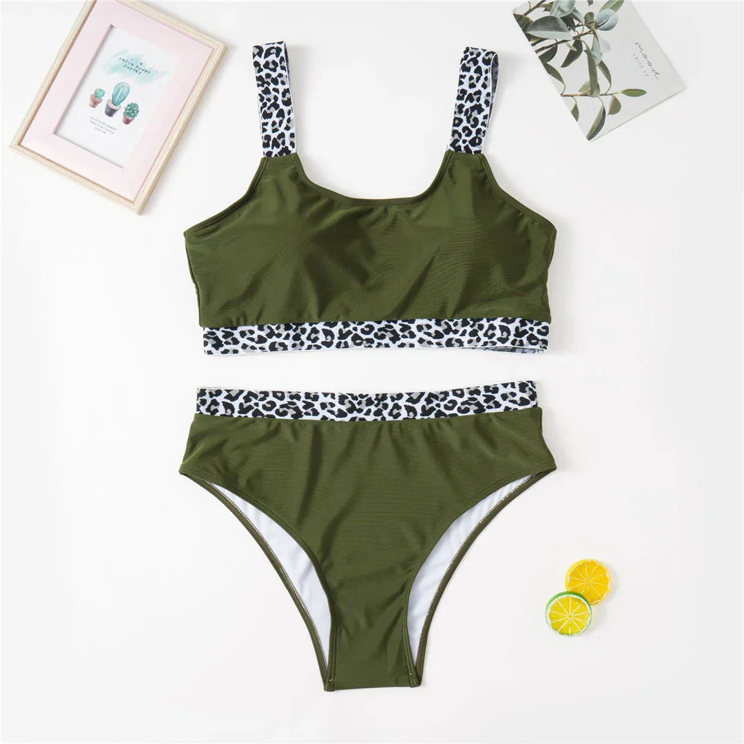 Leopard Print Bikini - 2 Pieces