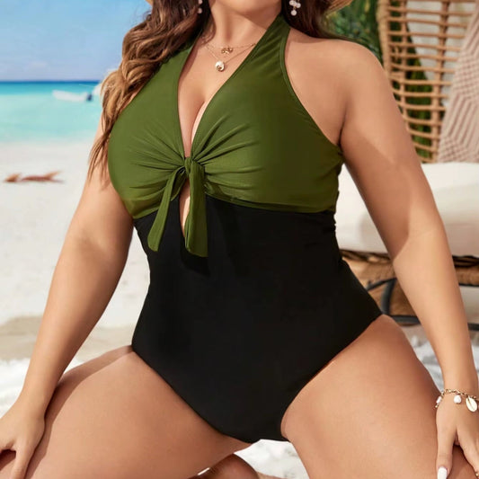 HollowGlow Plus One-Piece Swimsuit