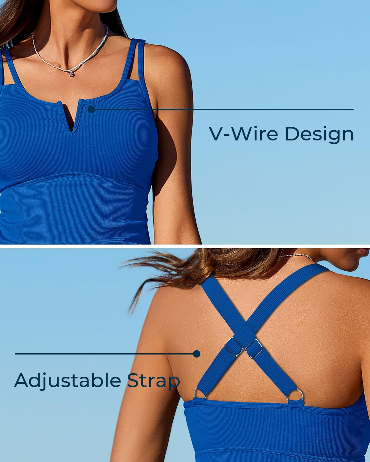 Tummy Control Two-Piece Tankini Set