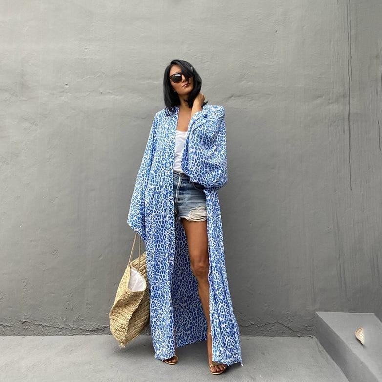 Blue beach cover-up - Elle