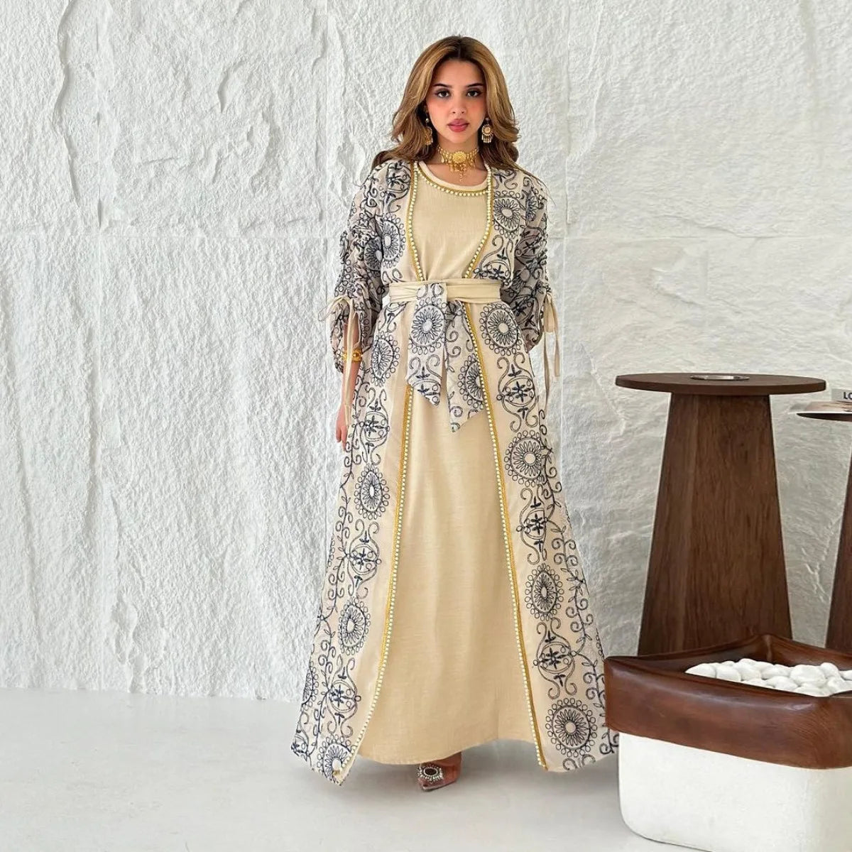 Majestic Noor Set – Embroidered Royal Edition