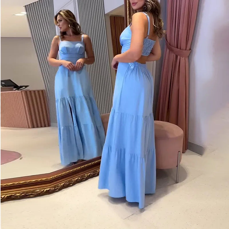 Celeste Bleu Gown – Power & Elegance Edition