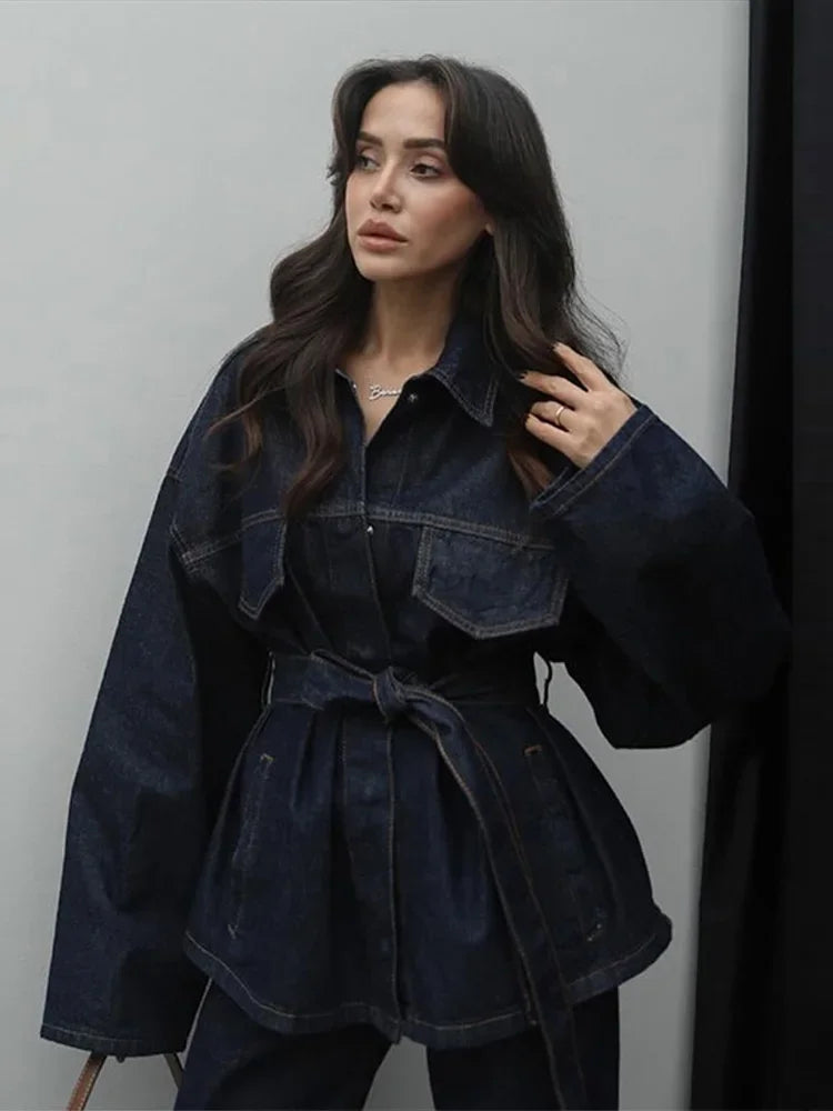 Denim Queen Set