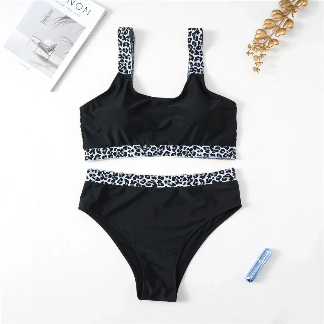 Leopard Print Bikini - 2 Pieces