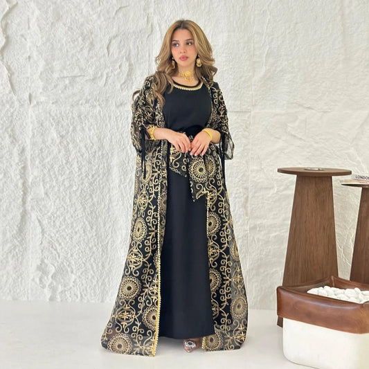 Majestic Noor Set – Embroidered Royal Edition