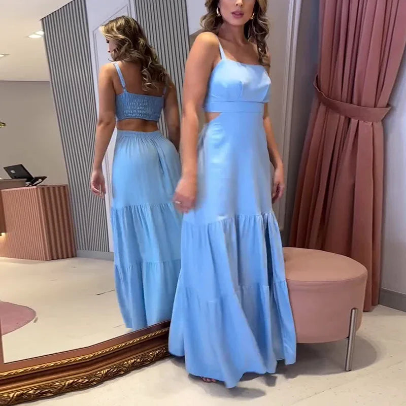 Celeste Bleu Gown – Power & Elegance Edition