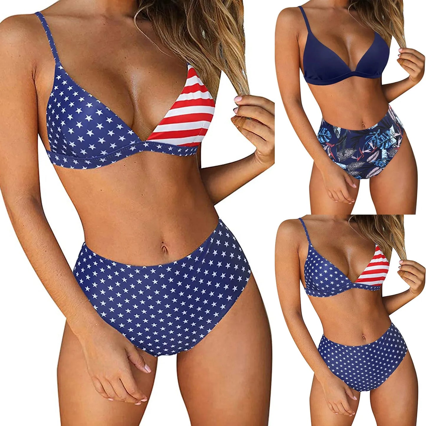 Stars and Stripes Bikini Set