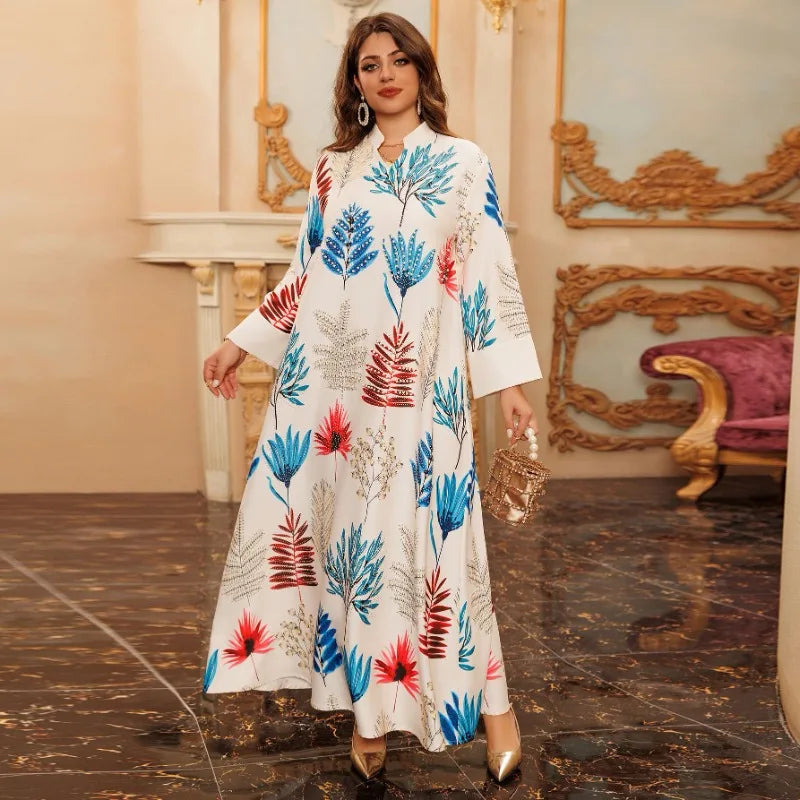 Amira Bloom Kaftan – Pearl Essence Edition