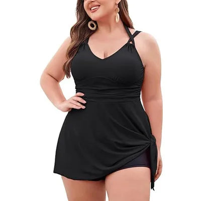 Saly Curve Tankini Swimdress Set