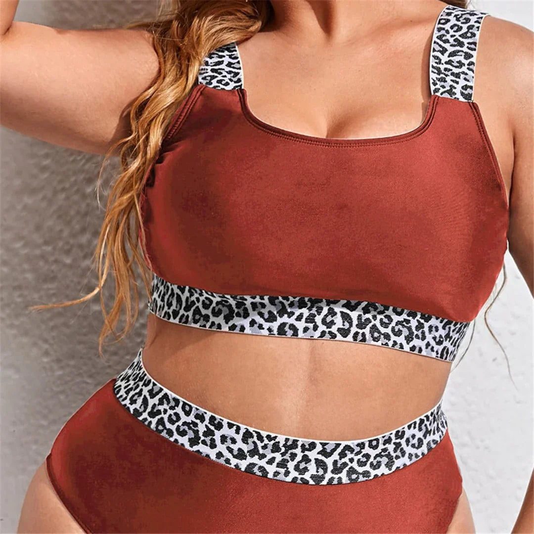 Leopard Print Bikini - 2 Pieces