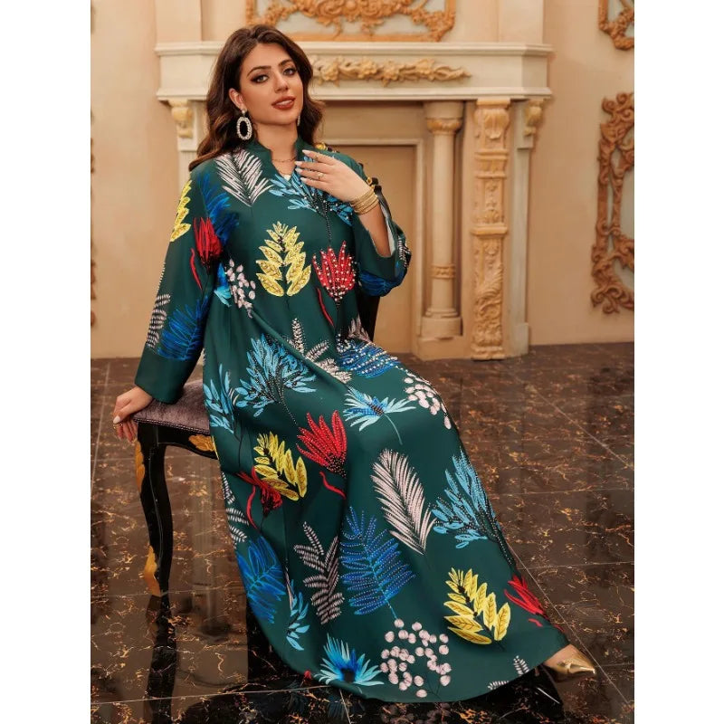 Amira Bloom Kaftan – Pearl Essence Edition