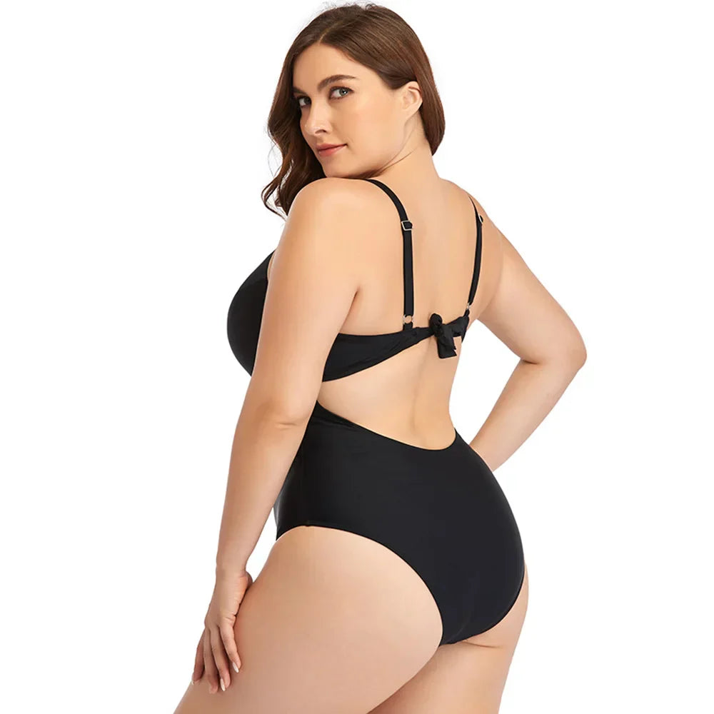 Shaping Elegance – Black One Piece
