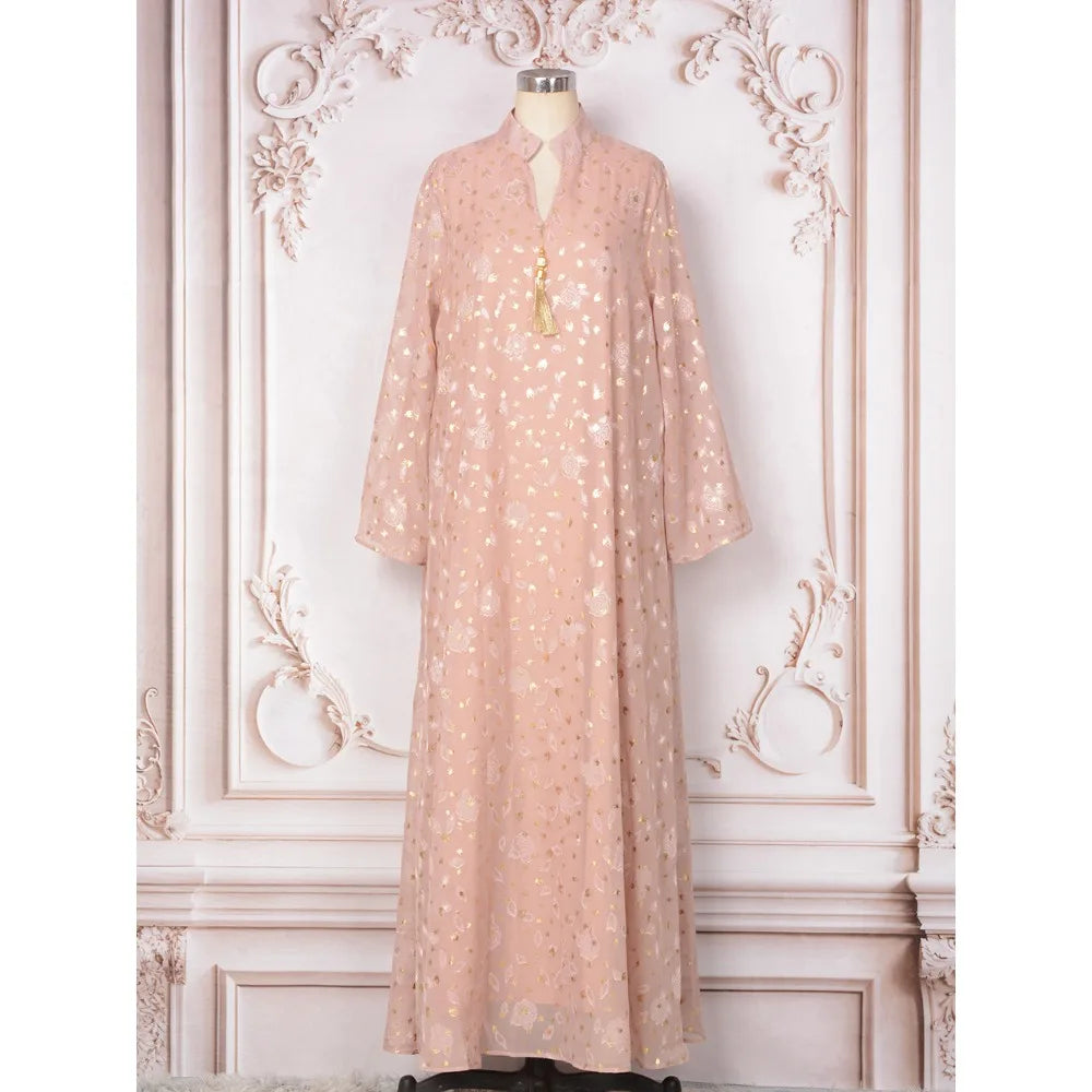 Aurora Majesté Gown – Golden Fringe Edition