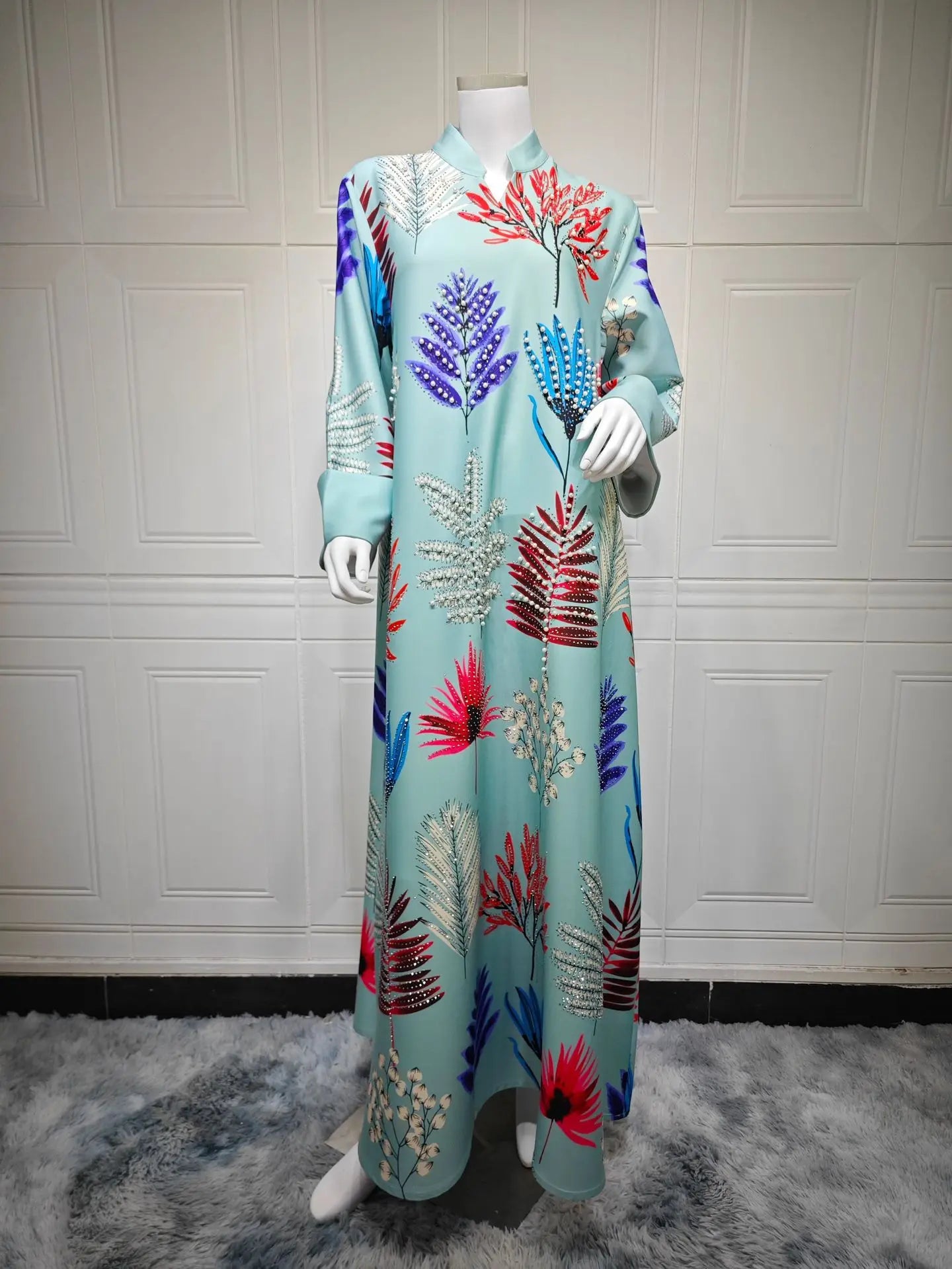 Amira Bloom Kaftan – Pearl Essence Edition