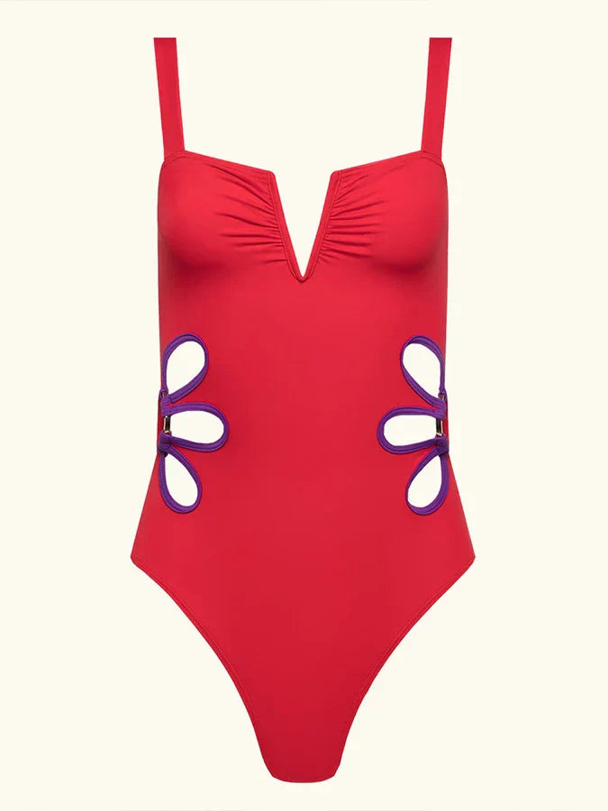 Elegance Swimsuit with Butterfly Cutout