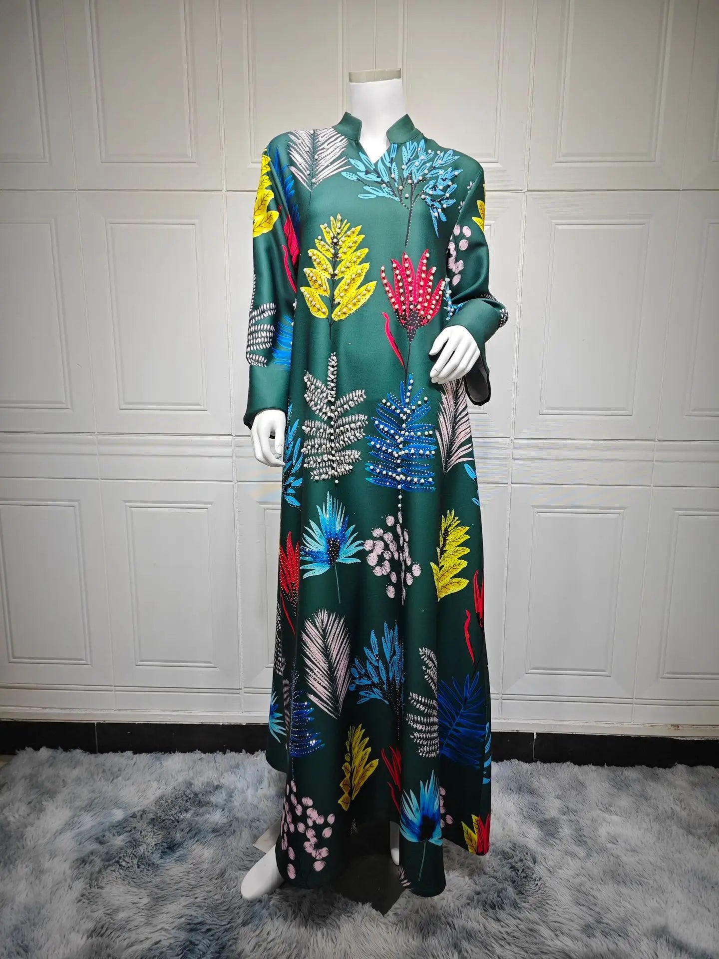 Amira Bloom Kaftan – Pearl Essence Edition