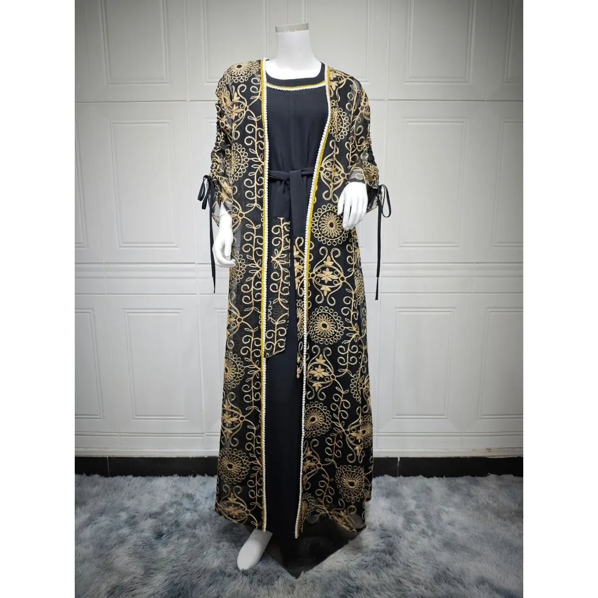 Majestic Noor Set – Embroidered Royal Edition