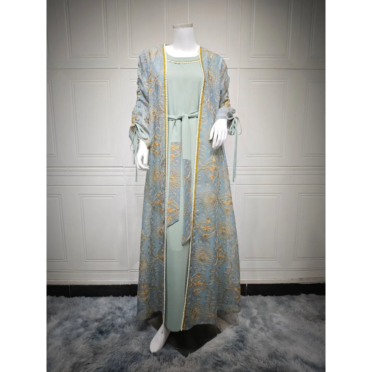 Majestic Noor Set – Embroidered Royal Edition