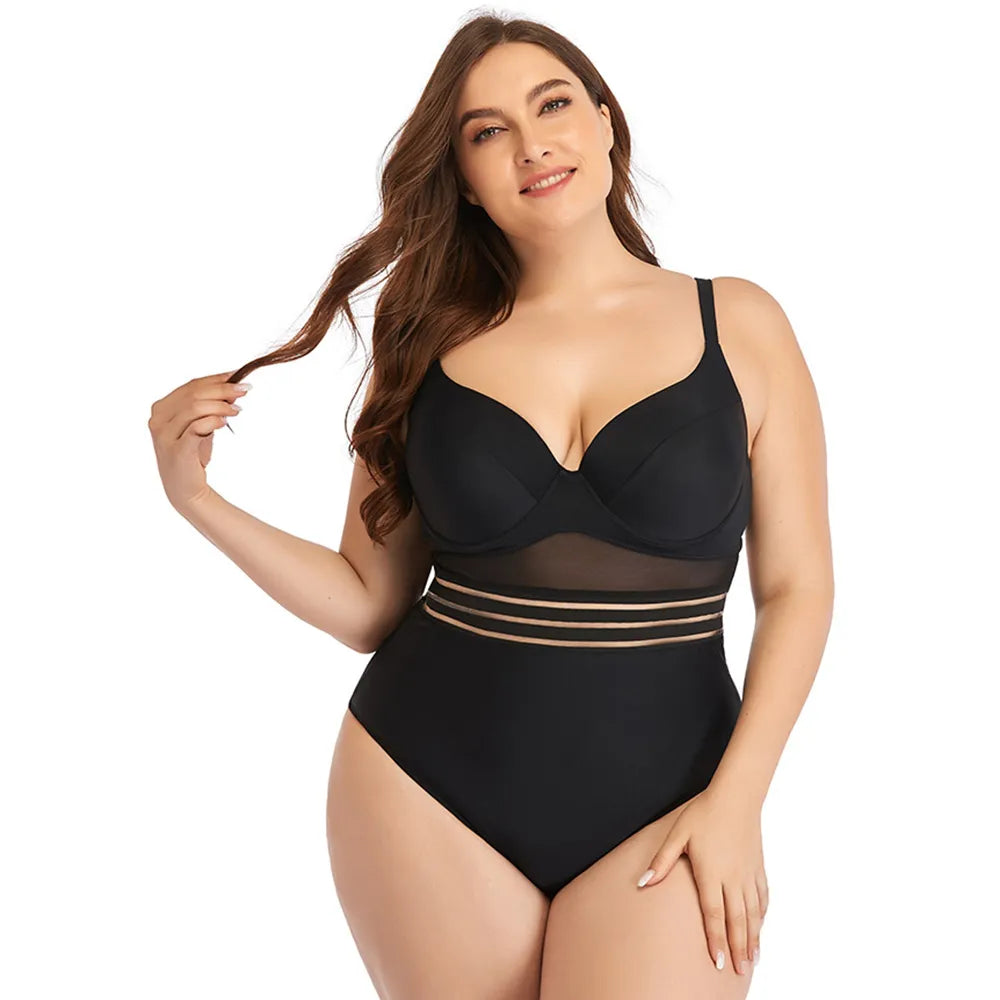 Shaping Elegance – Black One Piece