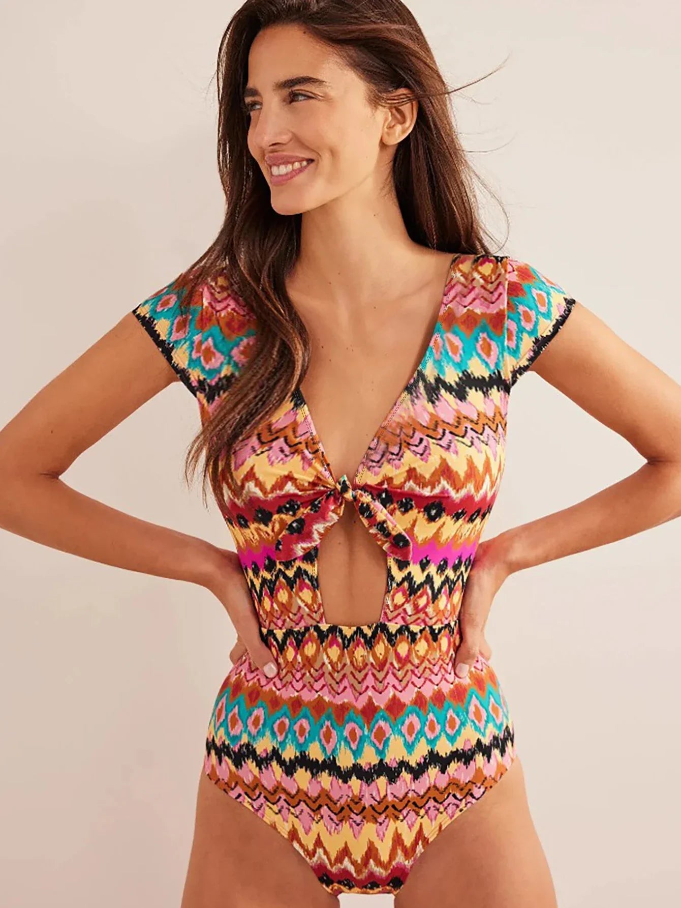 Aimeimes Fashion swimsuit with retro detail