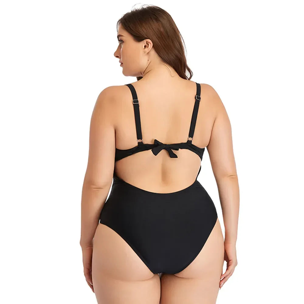Shaping Elegance – Black One Piece