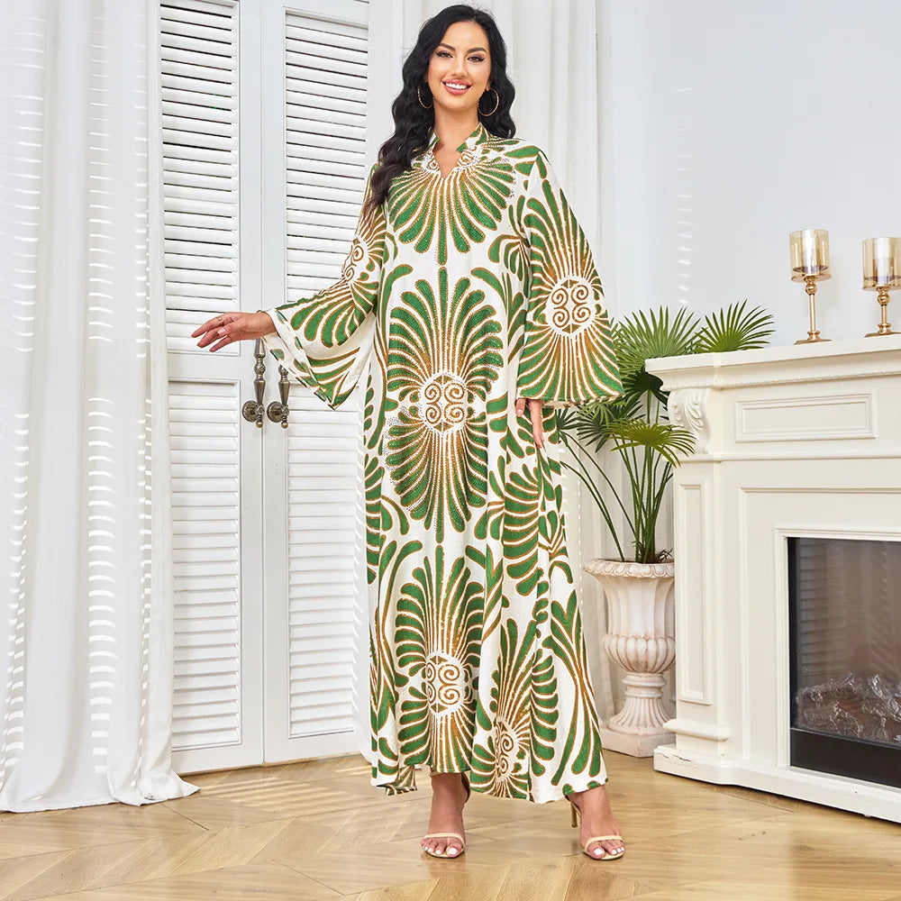 Royal Noor Abaya – Diamond Elegance Edition