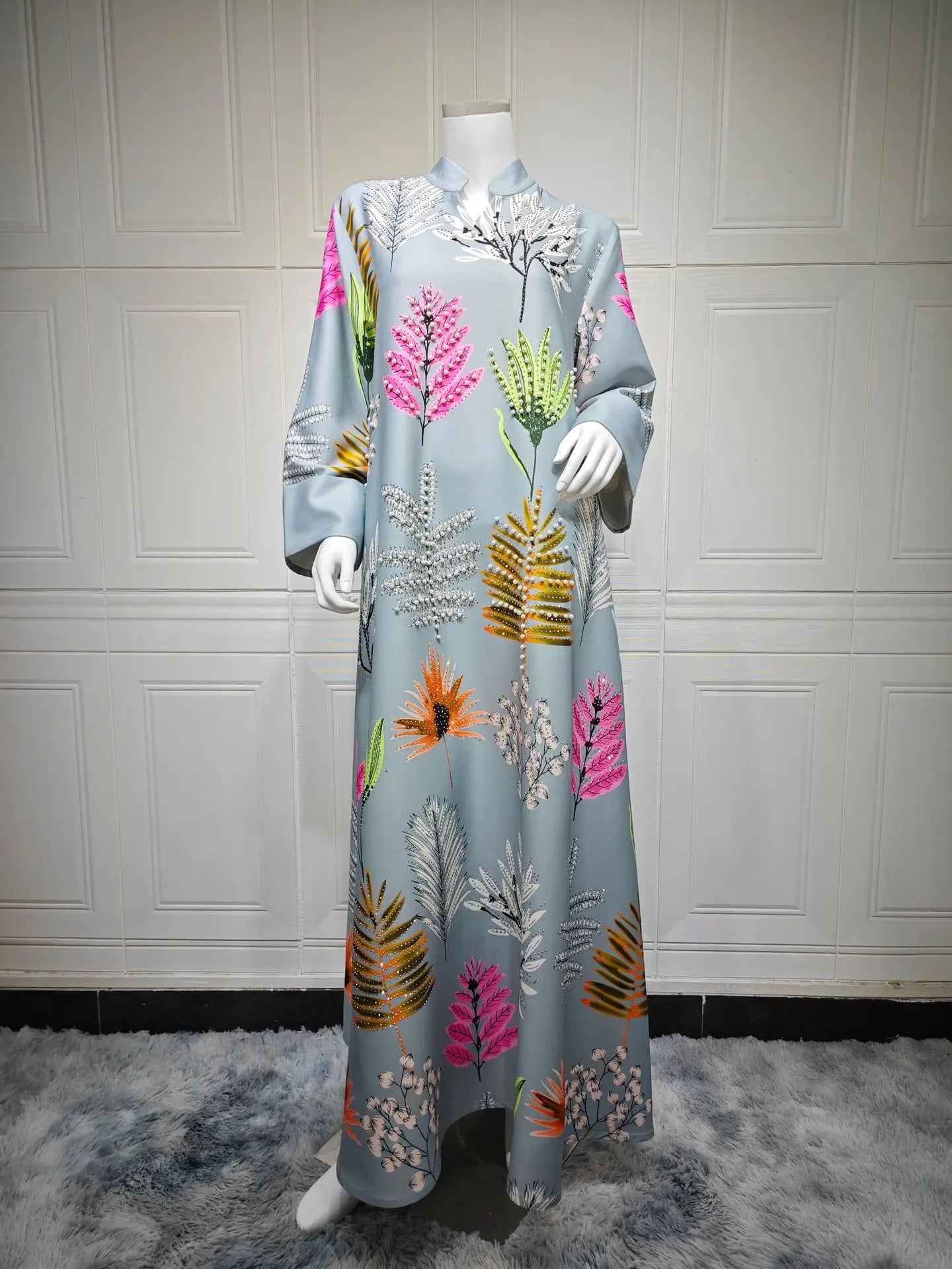 Amira Bloom Kaftan – Pearl Essence Edition
