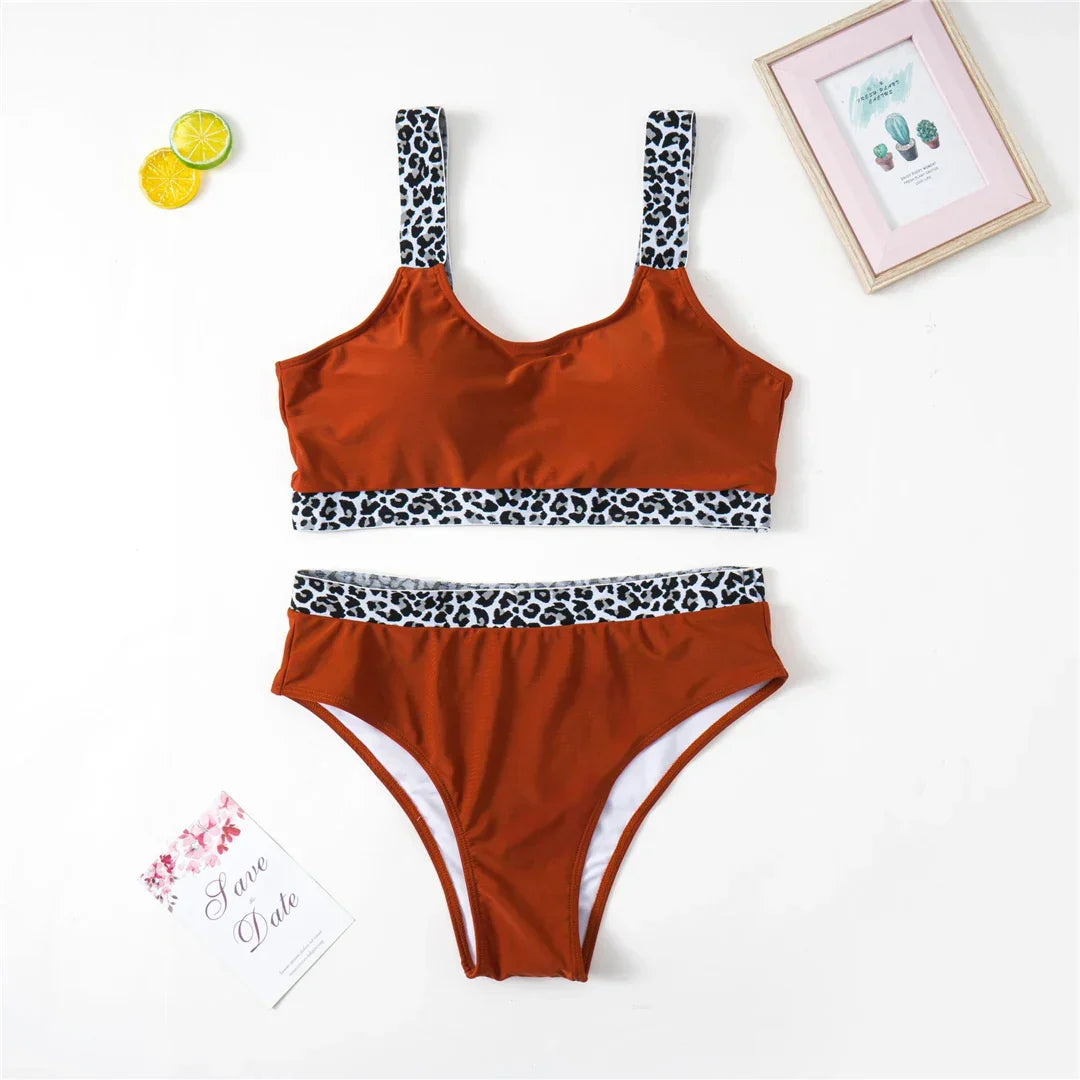 Leopard Print Bikini - 2 Pieces