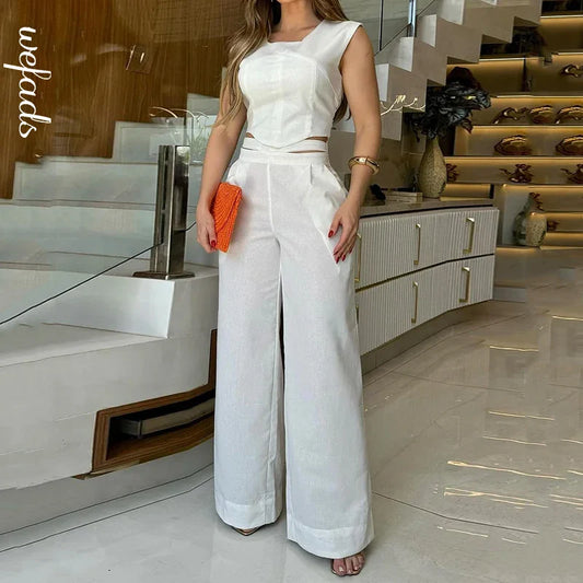 Linen Goddess Two-Piece Set