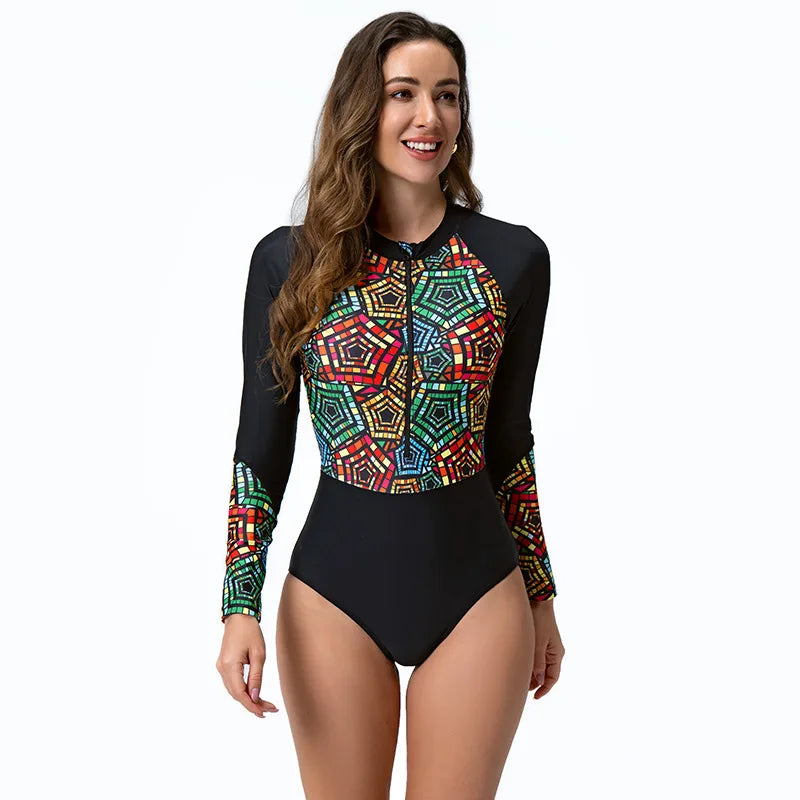 Long Sleeve One-Piece Surf Suit