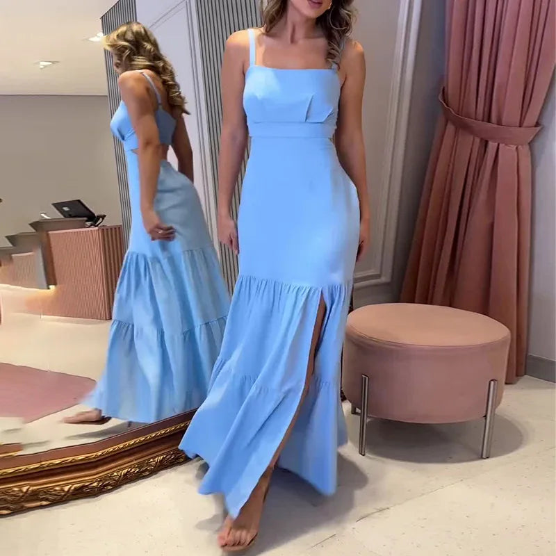 Celeste Bleu Gown – Power & Elegance Edition